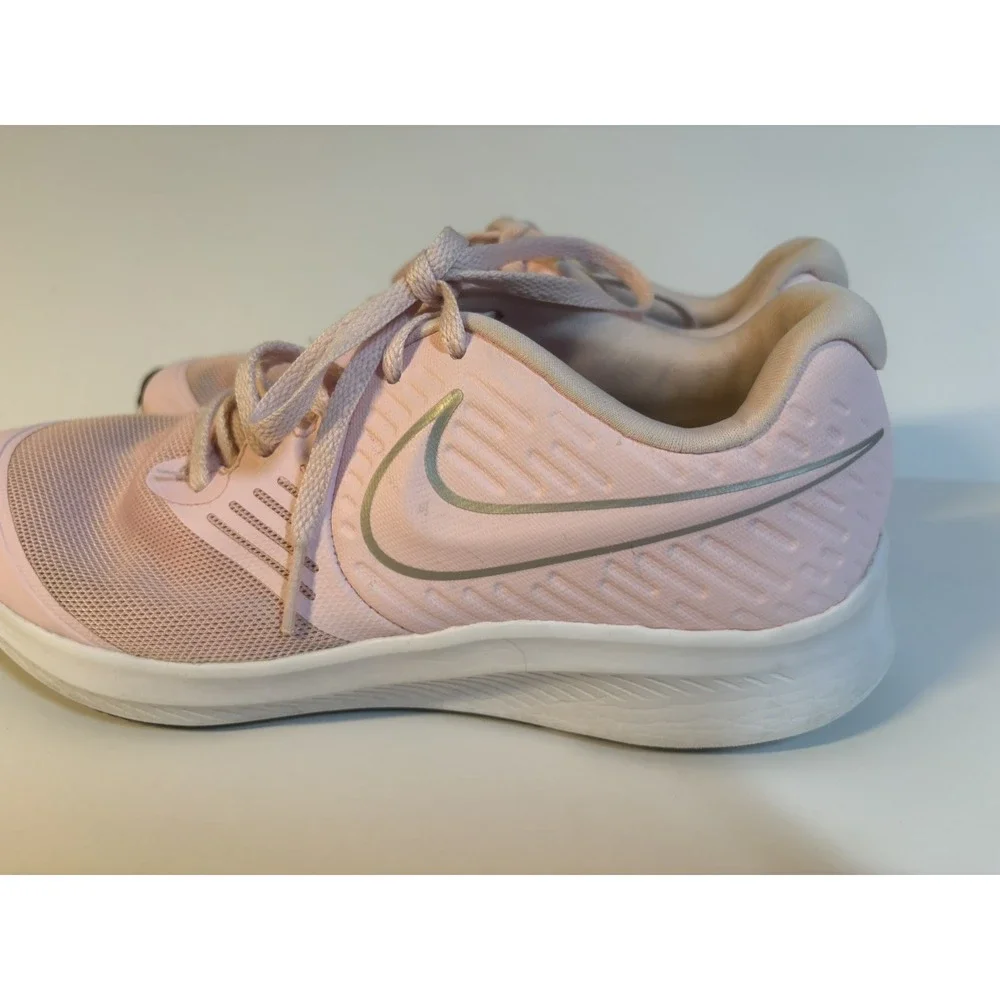 Nike Shoes Youth‎ 6 Women 7.5 Star Runner 2 Sneakers Pink Mesh Lace Up